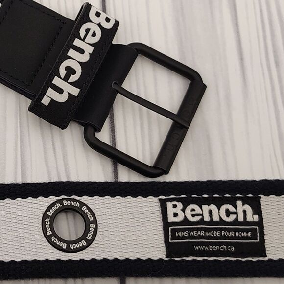 Bench Black & White Men's Belt Uniusex Womens o/s - Picture 13 of 14